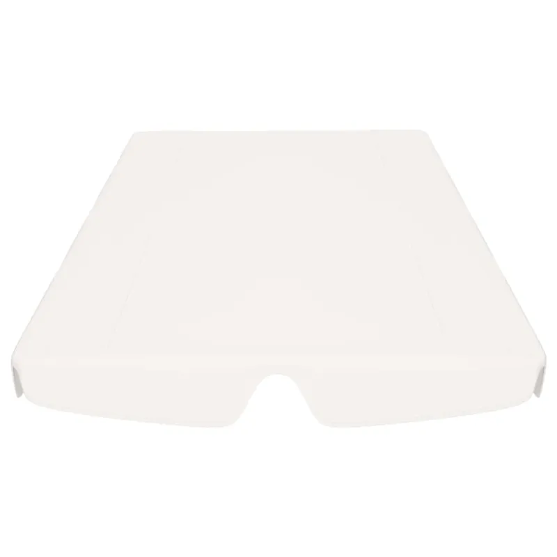 Pakaitinis skliautas sodo sūpynėms, baltas, 150/130x105/70cm