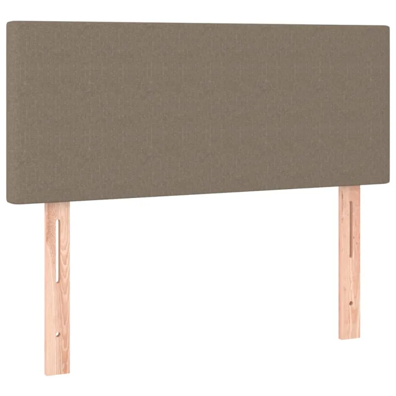 Galvūgalis su LED, taupe spalvos, 90x5x78/88cm, audinys