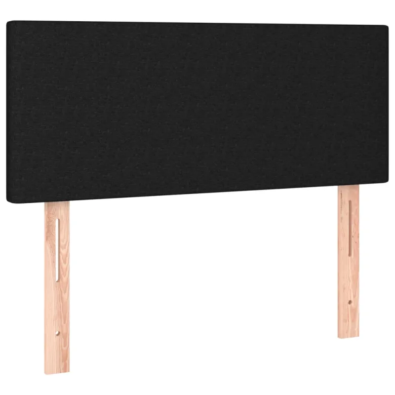 Galvūgalis su LED, juodos spalvos, 100x5x78/88cm, audinys