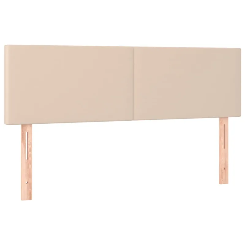 Galvūgalis su LED, kapučino spalvos, 144x5x78/88cm