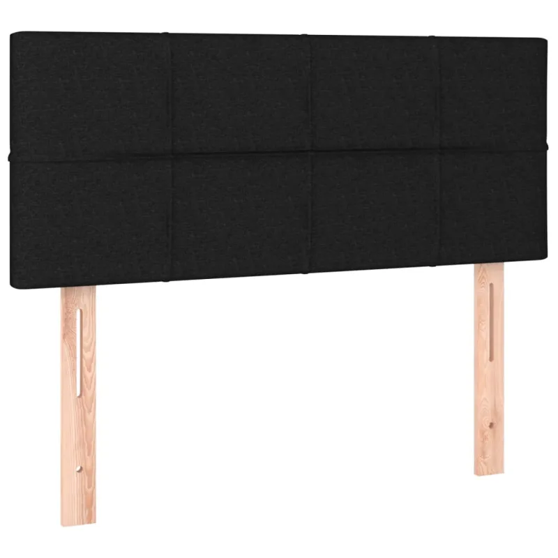 Galvūgalis su LED, juodos spalvos, 90x5x78/88cm, audinys