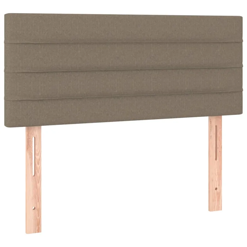 Galvūgalis su LED, taupe spalvos, 90x5x78/88cm, audinys