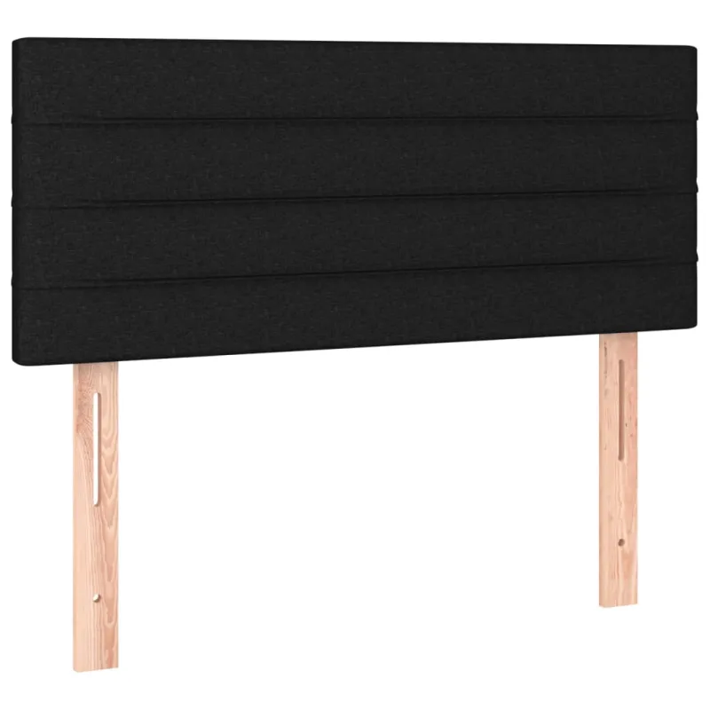 Galvūgalis su LED, juodos spalvos, 100x5x78/88cm, audinys