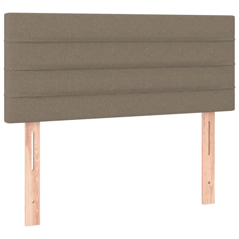 Galvūgalis su LED, taupe spalvos, 100x5x78/88cm, audinys
