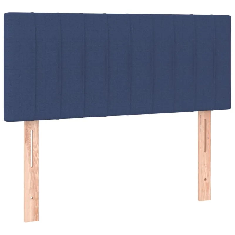 Galvūgalis su LED, mėlynos spalvos, 90x5x78/88cm, audinys