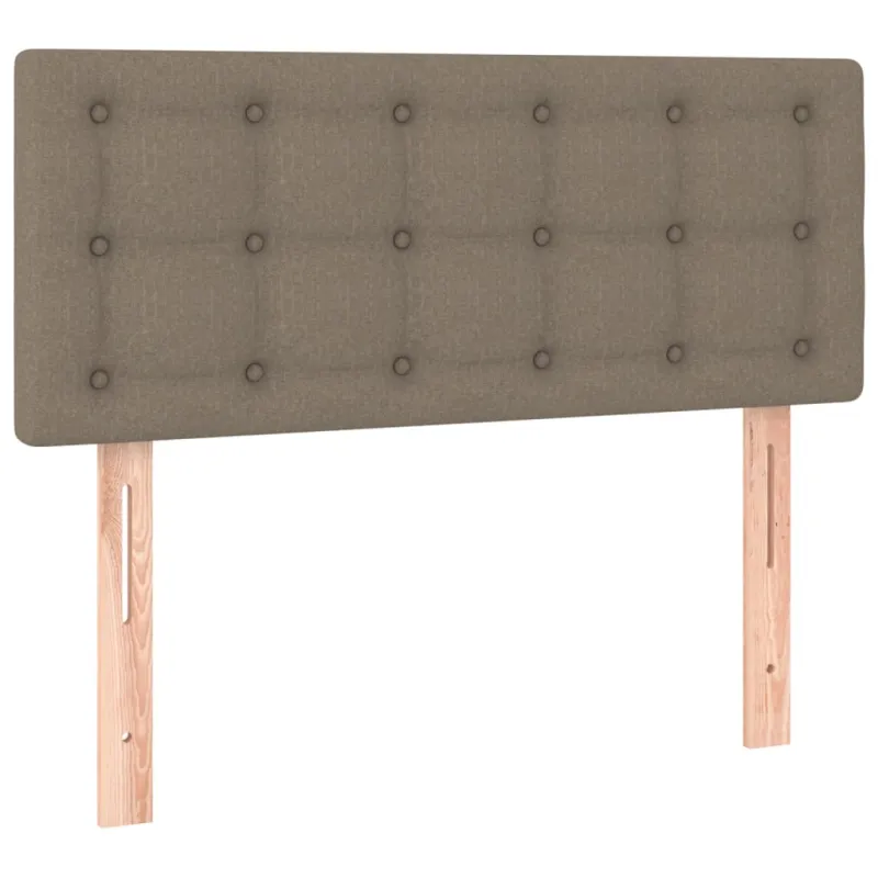 Galvūgalis su LED, taupe spalvos, 90x5x78/88cm, audinys
