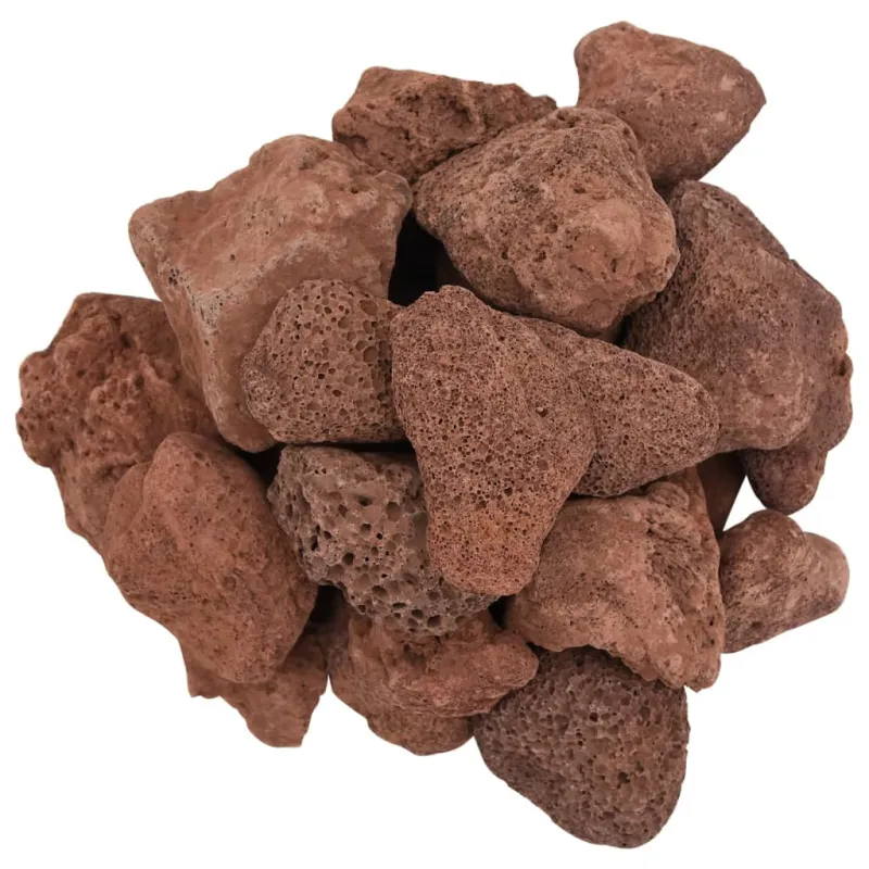 Vulkaninės uolienos, raudonos spalvos, 25kg, 5–8cm