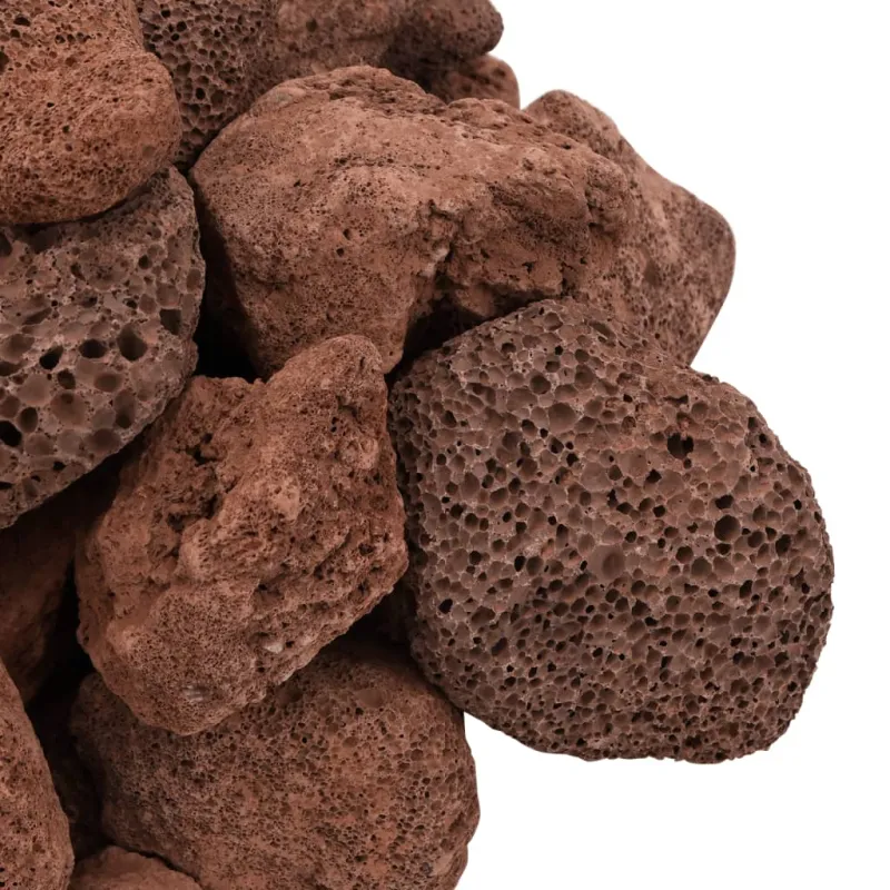 Vulkaninės uolienos, raudonos spalvos, 25kg, 5–8cm