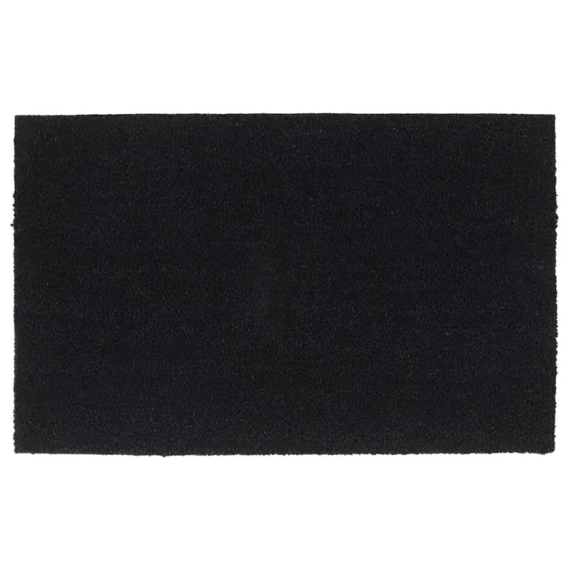 Durų kilimėlis, juodas, 50x80cm, kuokštuotas kokoso pluoštas