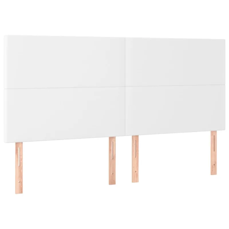 Galvūgalis su LED, baltos spalvos, 200x5x118/128 cm