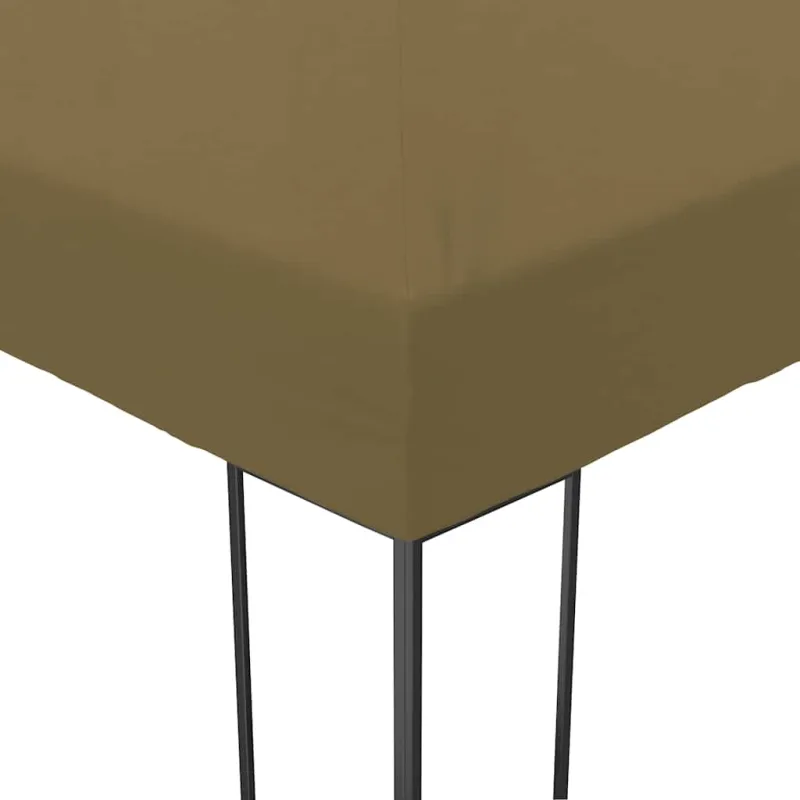 Pavėsinė-palapinė, taupe spalvos, 6x3x2,7m, 180g/m²