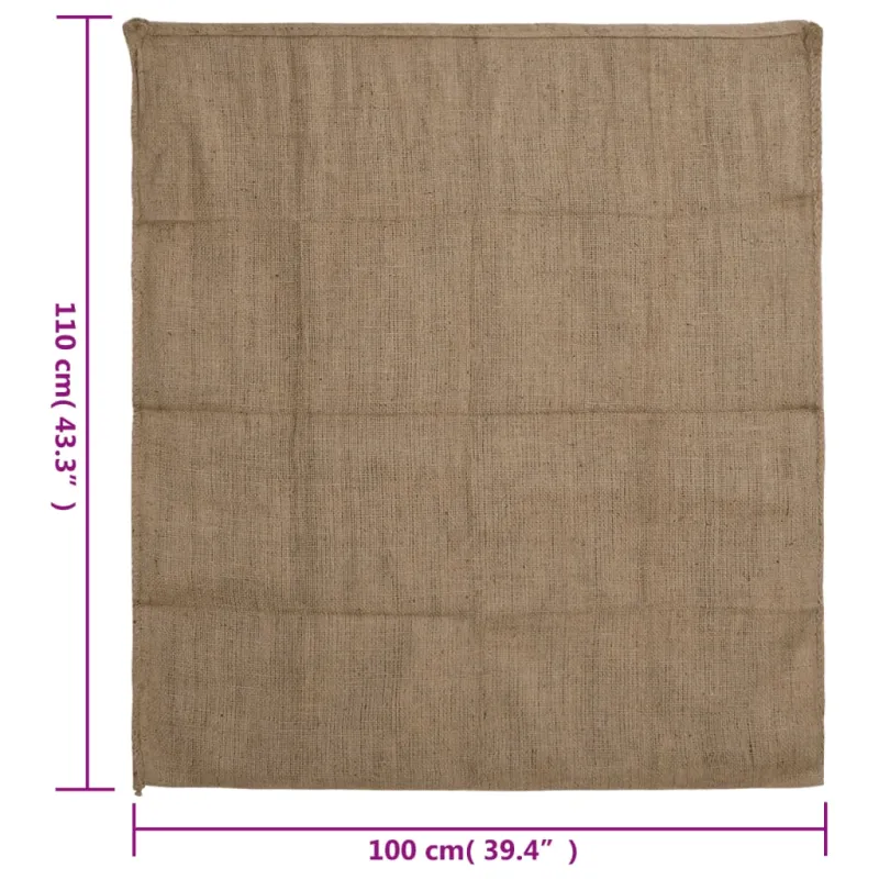 Džiuto maišai, 30vnt., 100x110cm, 100% džiutas, 340 g/m²