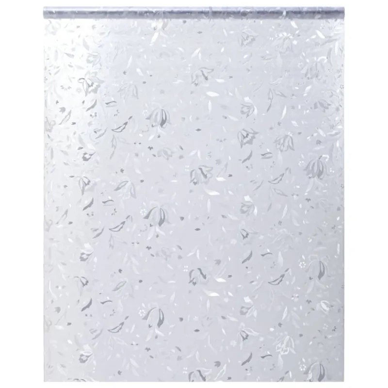Langų plėvelė, 45x500cm, PVC, matinė, gėlio raštas
