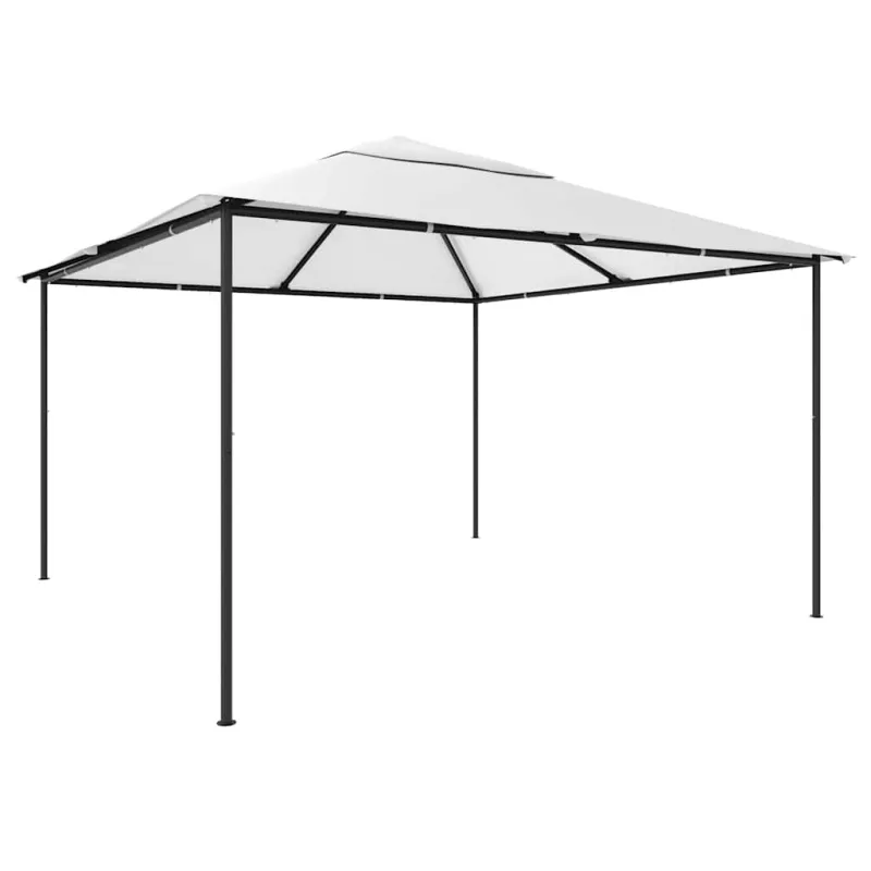 Pavėsinė, baltos spalvos, 4x4x3m, 180 g/m²