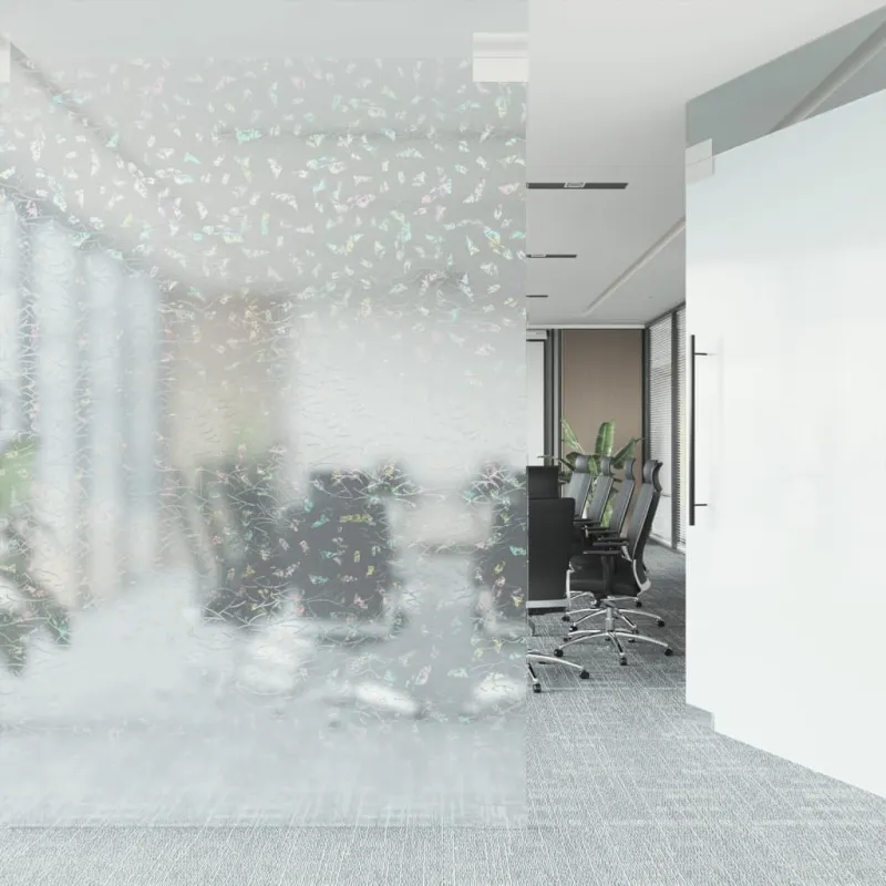 Langų plėvelė, 90x2000cm, PVC, matinė, vaivorykštės raštas