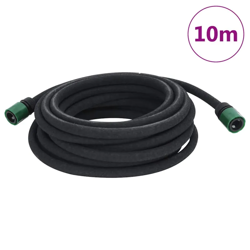 Lašelinio sodo laistymo žarna, juodos spalvos, 0,6", 10m, guma