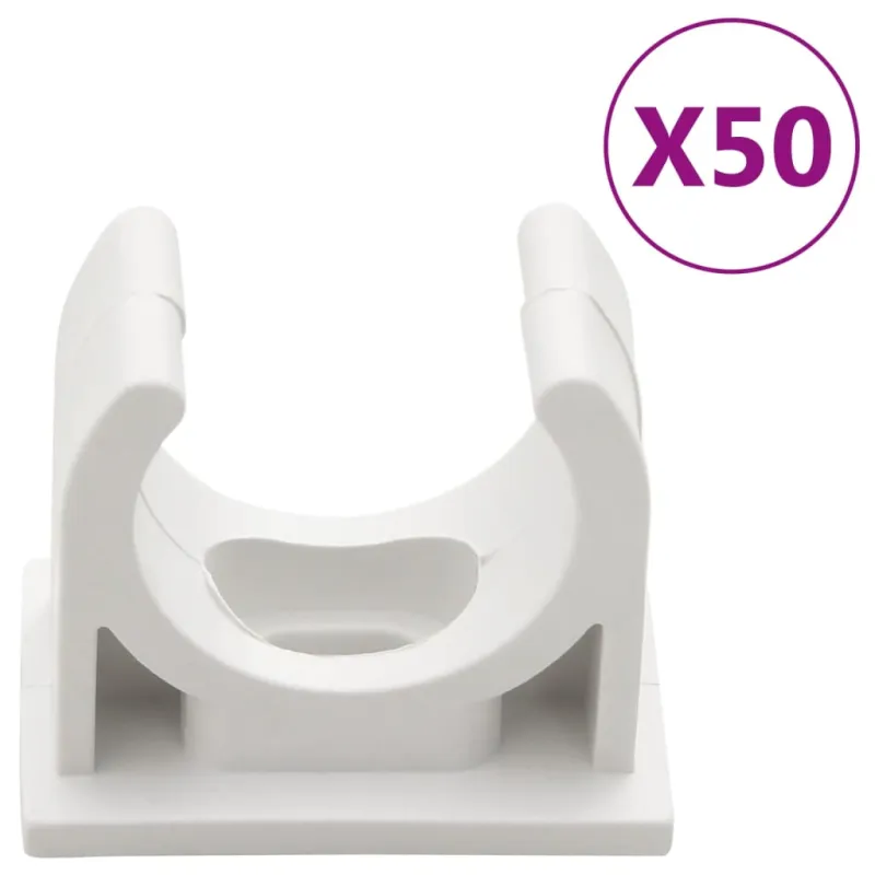 Kabelių kanalai su spaustukais, 20mm skersmens, 30m, PVC