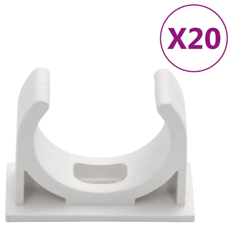 Kabelių kanalai su spaustukais, 30mm skersmens, 10m, PVC