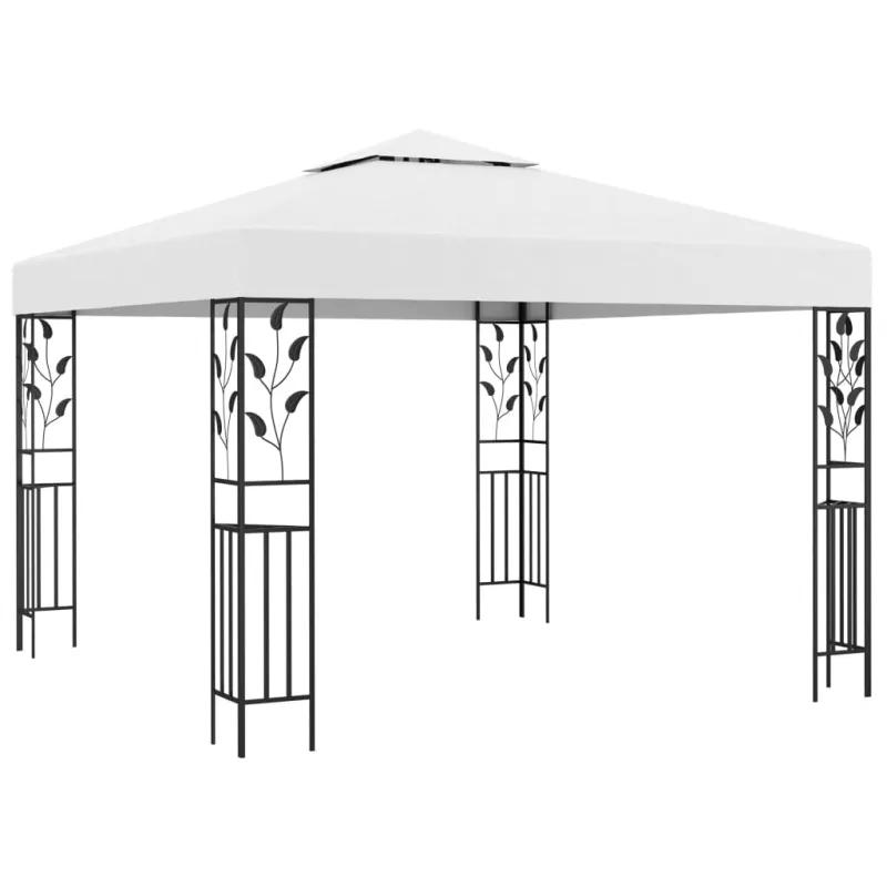 Pavėsinė, baltos spalvos, 3x3m, 180g/m²