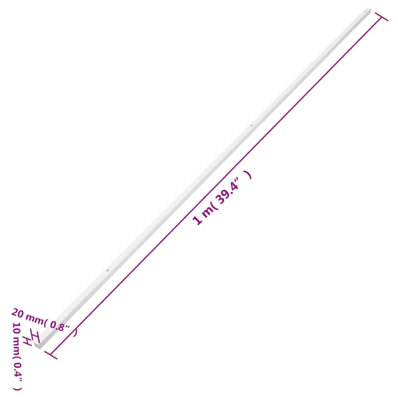 Kabelių kanalas, 20x10mm, 30m, PVC