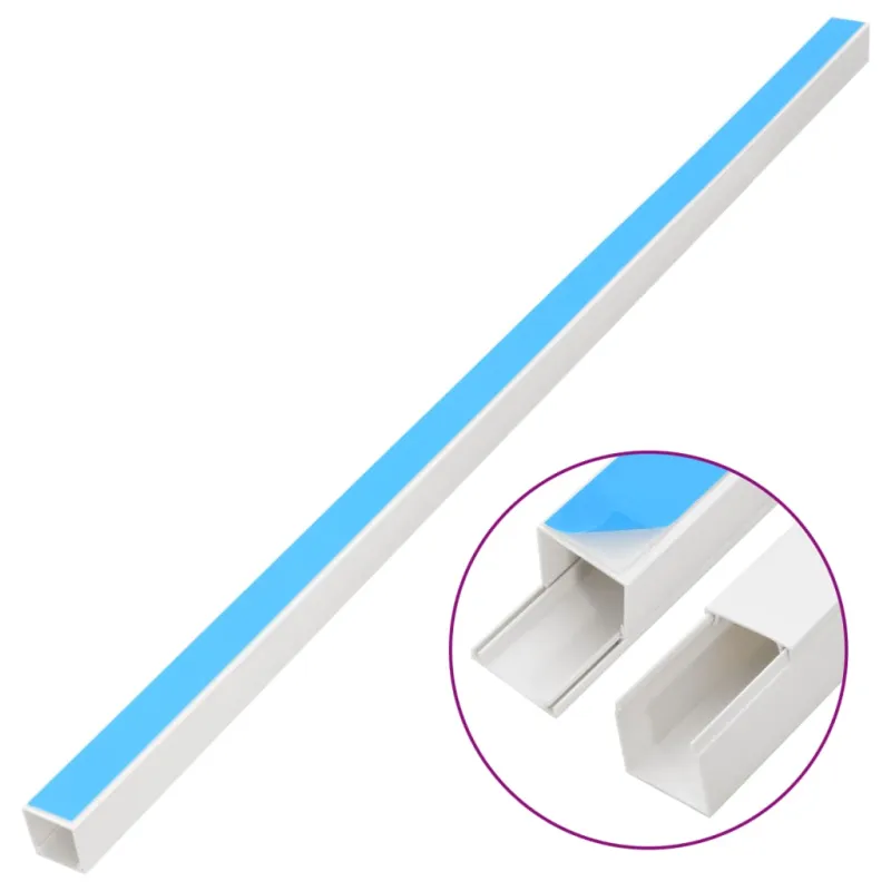 Kabelių kanalas, 33x33mm, 10m, PVC, savaime prilimpantis