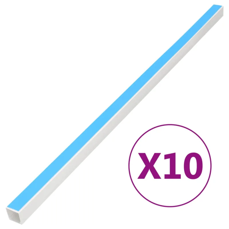 Kabelių kanalas, 40x25mm, 10m, PVC, savaime prilimpantis