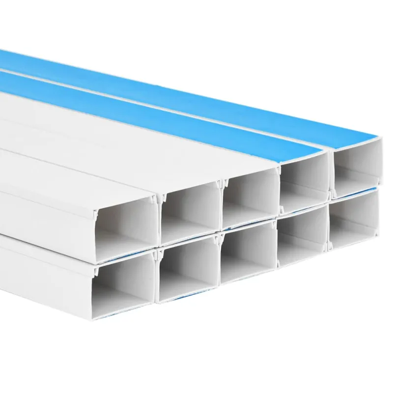Kabelių kanalas, 60x40mm, 10m, PVC, savaime prilimpantis