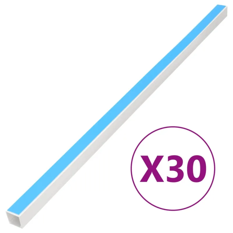 Kabelių kanalas, 40x25mm, 30m, PVC, savaime prilimpantis