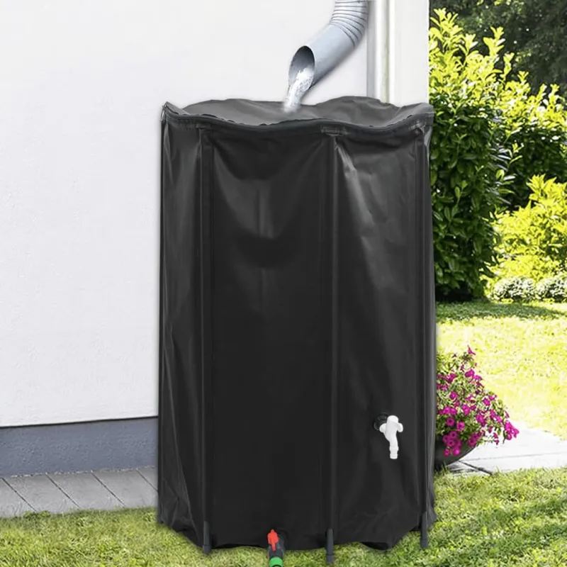 Vandens talpa su čiaupu, sulankstoma, 1000l, PVC