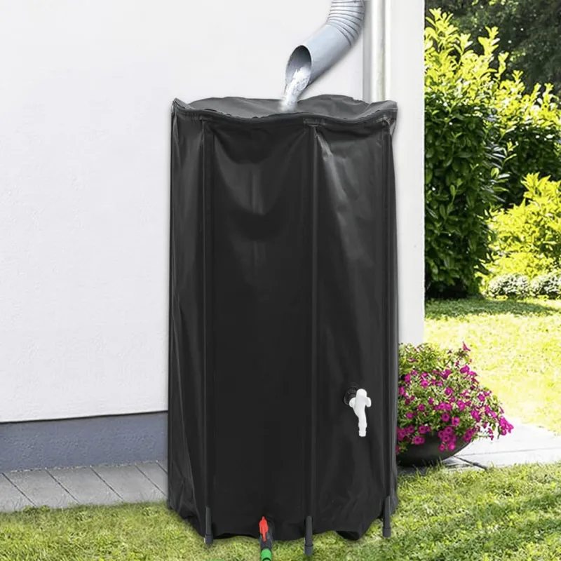 Vandens talpa su čiaupu, sulankstoma, 380l, PVC