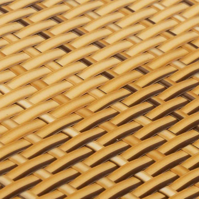 Balkono pertvaros, 10vnt., rudos, 255x19cm, poliratanas