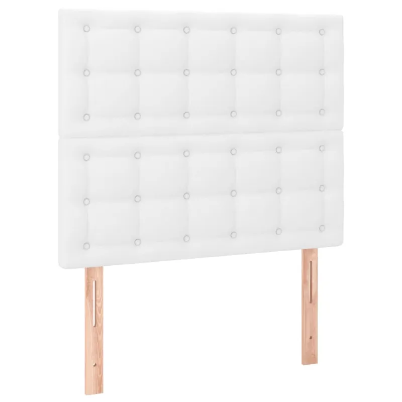 Galvūgalis su LED, baltos spalvos, 90x5x118/128 cm