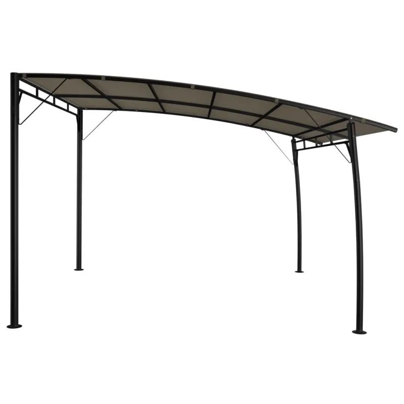 Sodo markizė nuo saulės, taupe spalvos, 3x3x2,55m