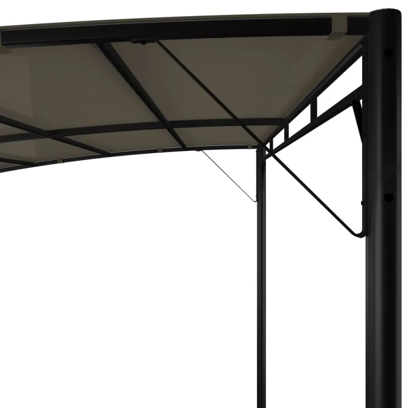 Sodo markizė nuo saulės, taupe spalvos, 3x3x2,55m