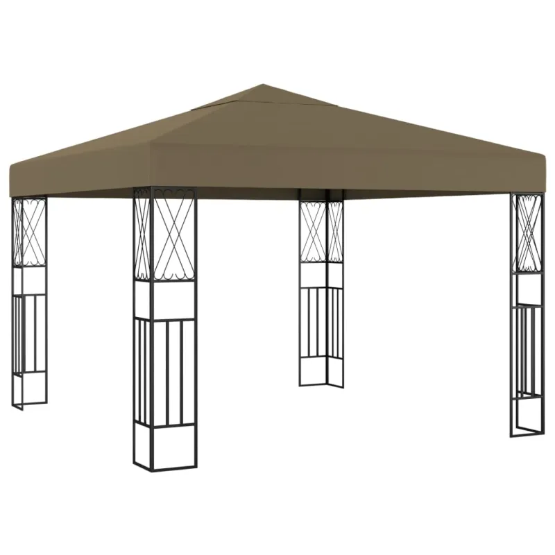 Pavėsinė, taupe spalvos, 3x3m, audinys