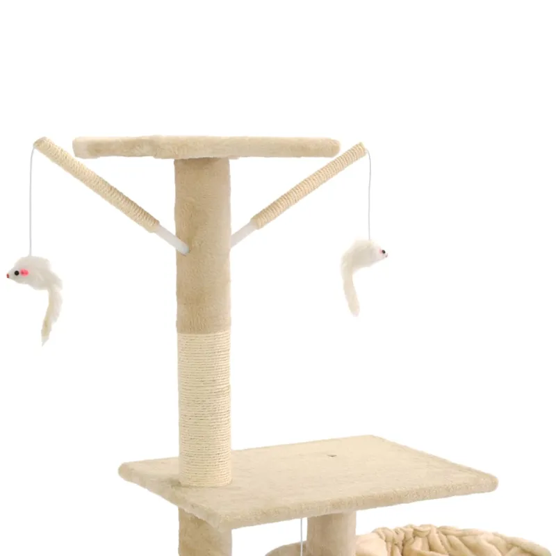 Draskyklė katėms su stov. iš sizal., 230-250cm, smėlio sp.