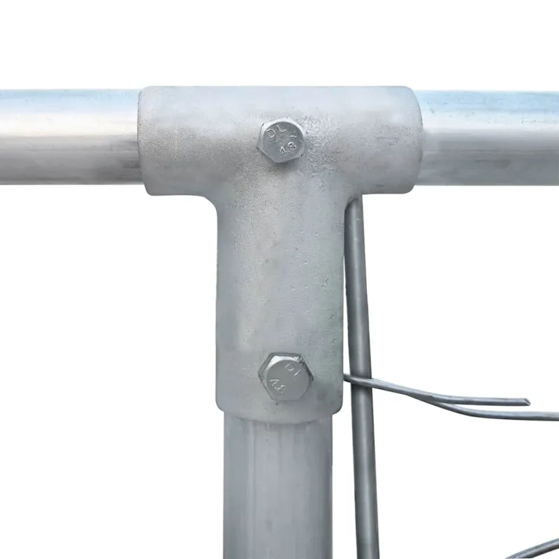 Lauko voljeras šunims, 4x4x1m, galvanizuotas plienas