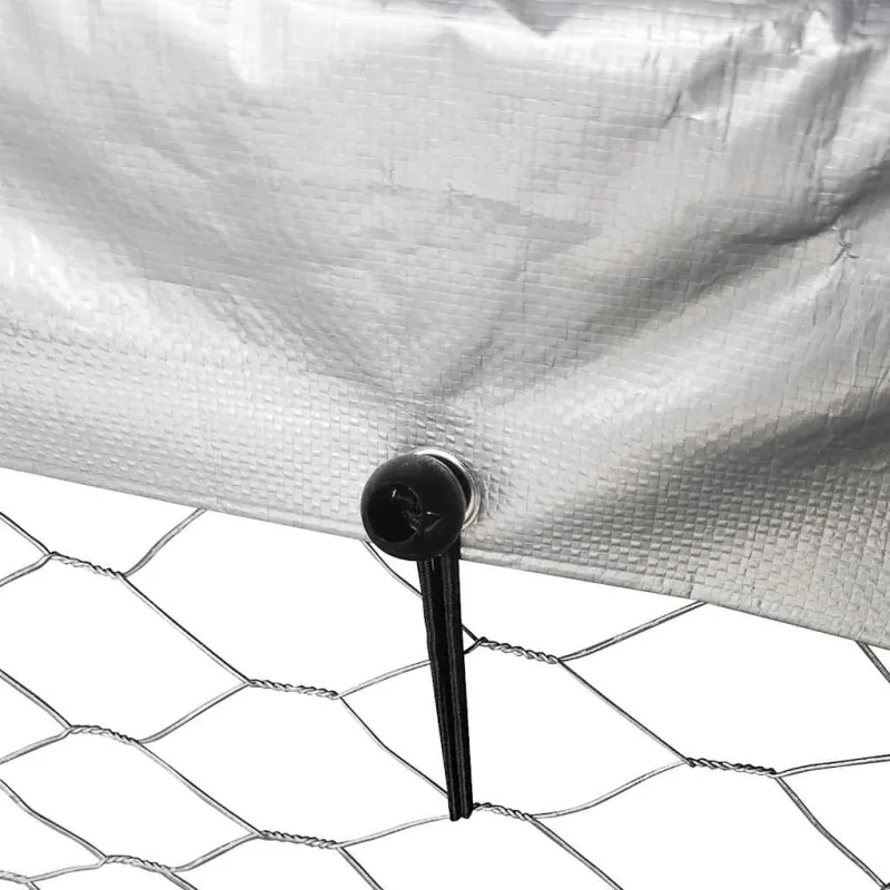 Lauko voljeras šunims su stogu, 400x200x150cm