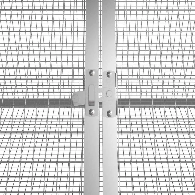 Triušių narvas, antracito, 201,5x80,5x71cm, plienas