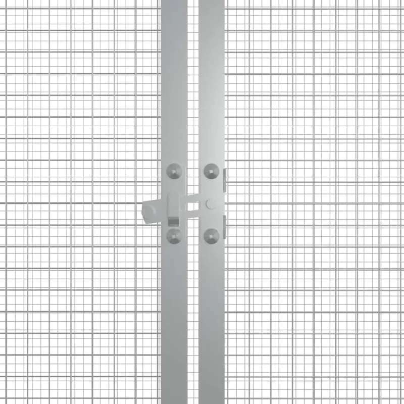 Narvas viščiukams, pilkas, 200x91x100cm, galvanizuotas plienas