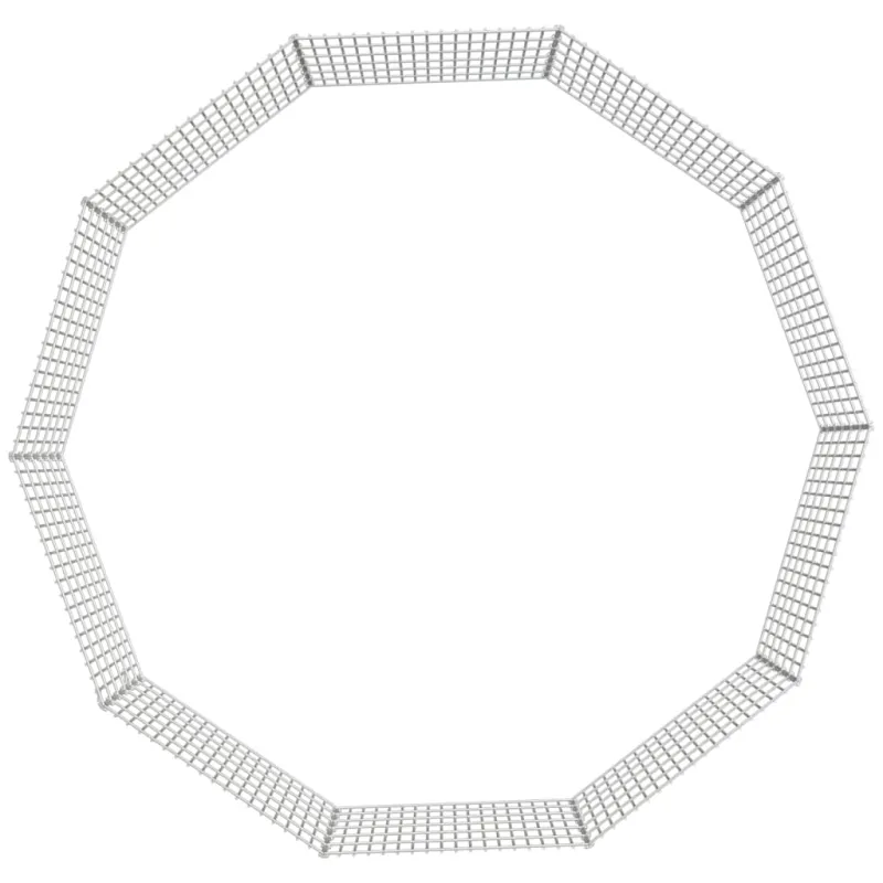 Aptvaras gyvūnams, 10 segmentų, 54x60cm, galvanizuota geležis
