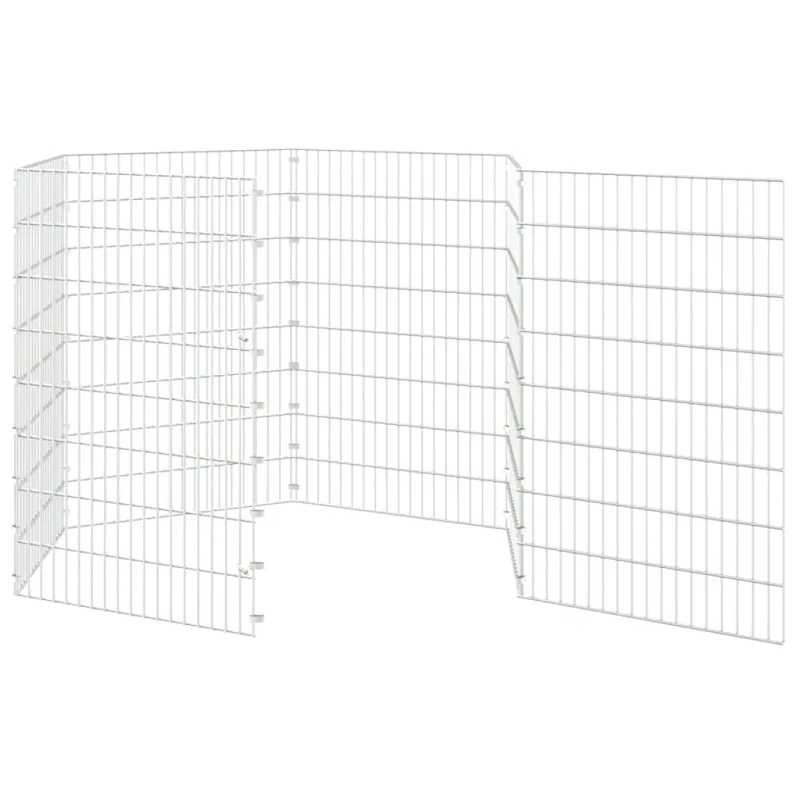 Aptvaras gyvūnams, 6 segmentai, 54x80cm, galvanizuota geležis