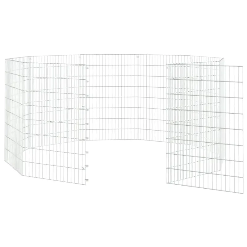 Aptvaras gyvūnams, 10 segmentų, 54x80cm, galvanizuota geležis