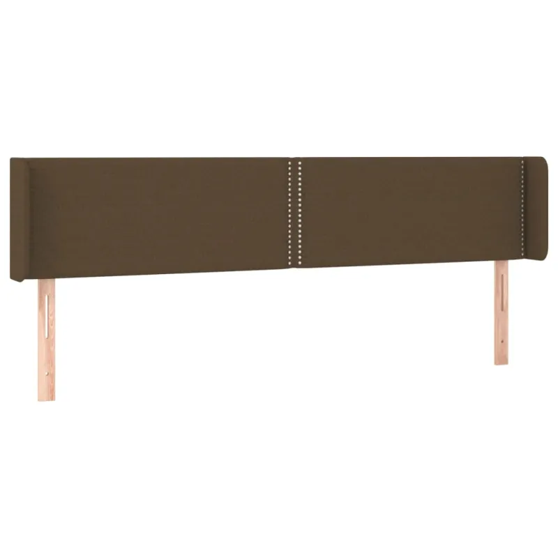 Galvūgalis su LED, tamsiai rudos spalvos, 203x16x78/88cm