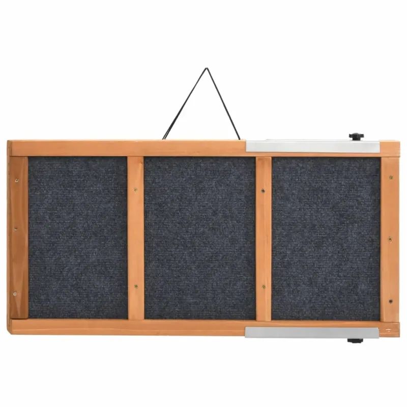 Rampa šunims, pilkos spalvos, 120x30cm, eglės medienos masyvas