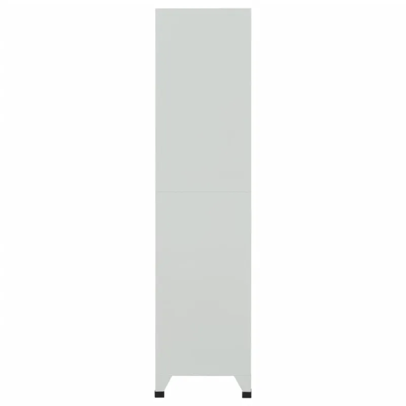 Persirengimo spintelė, 6 skyrių, plieninė, 90x45x180 cm, pilka