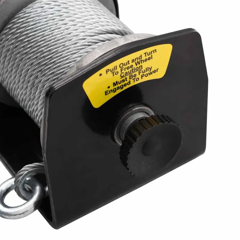 12 V Elektrinė Gervė, 907 kg, Nuotolinis Valdymas su Laidu