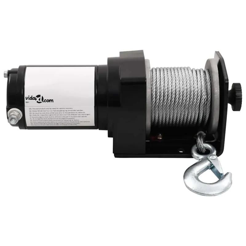 12 V Elektrinė Gervė, 1360 kg, Nuotolinis Valdymas