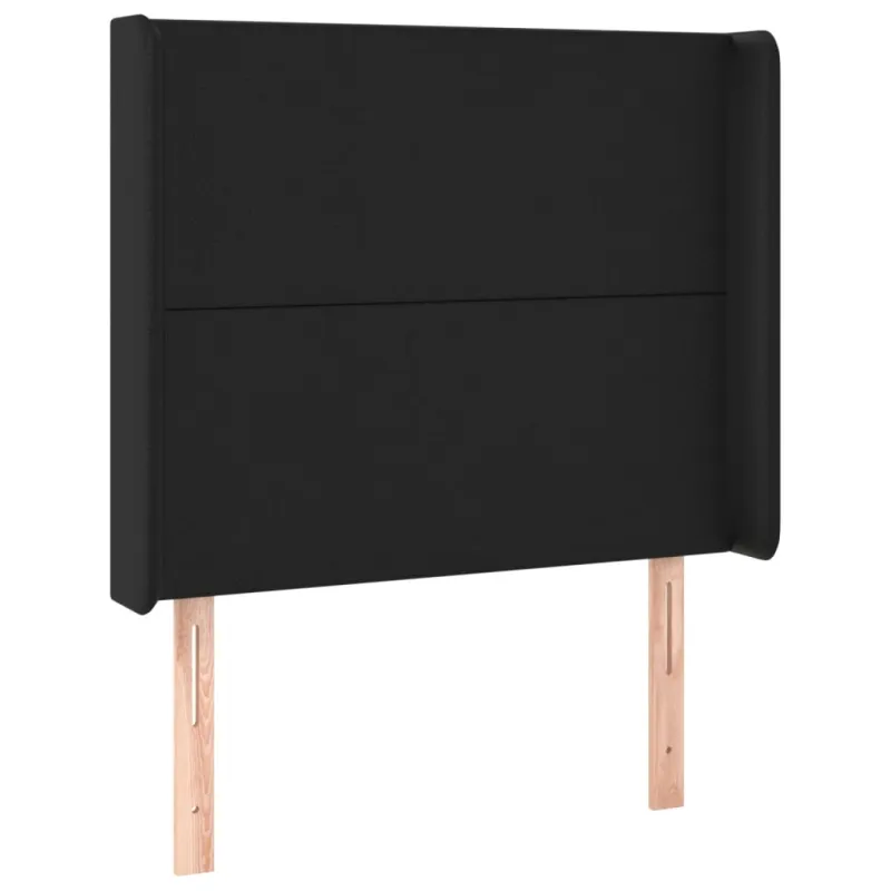 Galvūgalis su LED, juodos spalvos, 83x16x118/128 cm