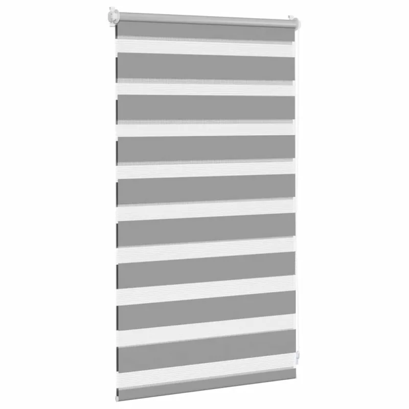 Zebra žaliuzė, 50,9x100 cm, audinys, plotis 46,7 cm, pilka